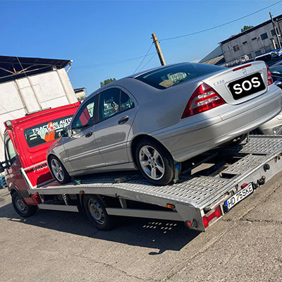 Transport auto cu platforma pe Autostrada A10